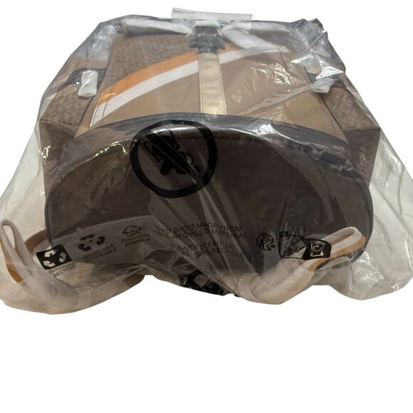 Michael Kors Rivington Logo Stripe Backpack (NWT) - Picture 9 of 10